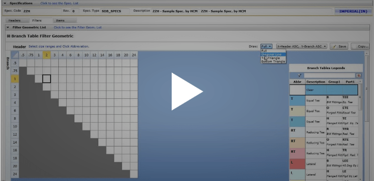 Piping Class – Geometric&nbsp;drawing