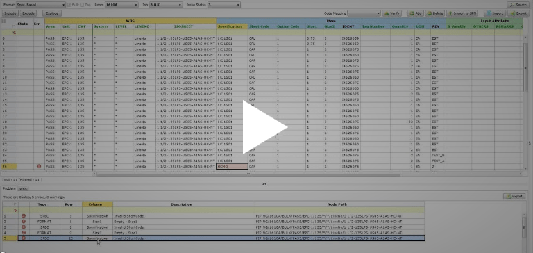Bill of Materials – Import&nbsp;Excel
